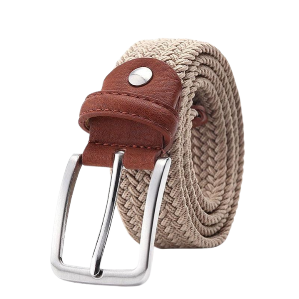 Ceinture beige homme