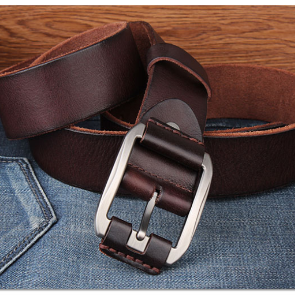 Ceinture cuir epais homme 82