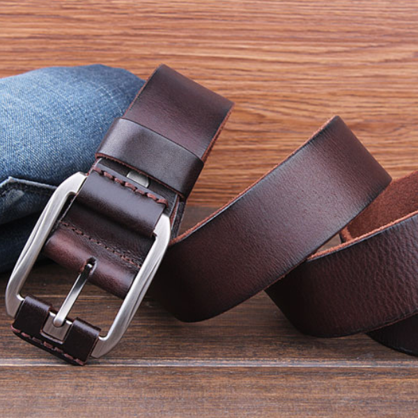 Ceinture cuir epais homme 82