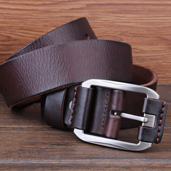 Ceinture cuir epais homme 82