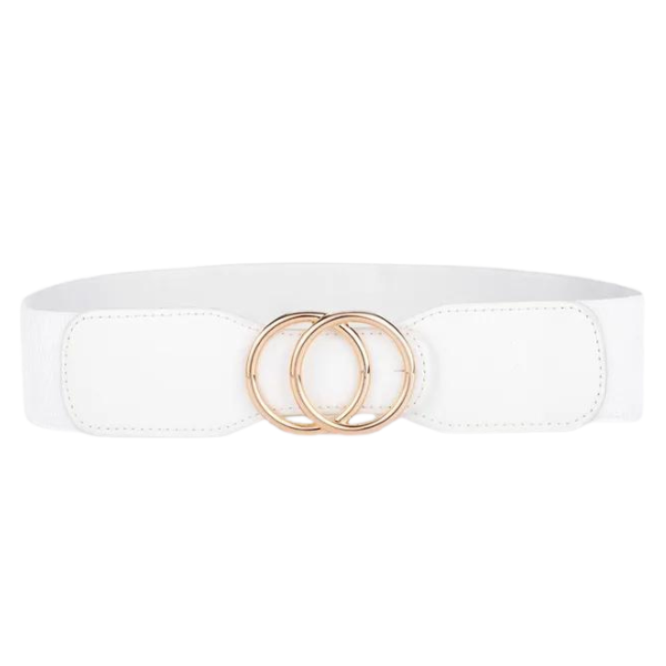 Ceinture elastique shop blanche femme