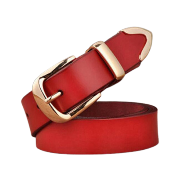 Ceinture bordeaux femme