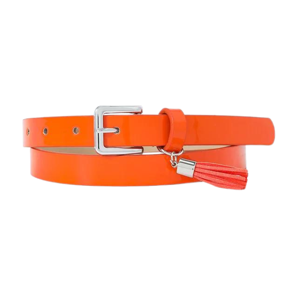 Ceinture femme orange