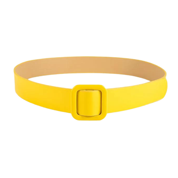 Ceinture jaune femme