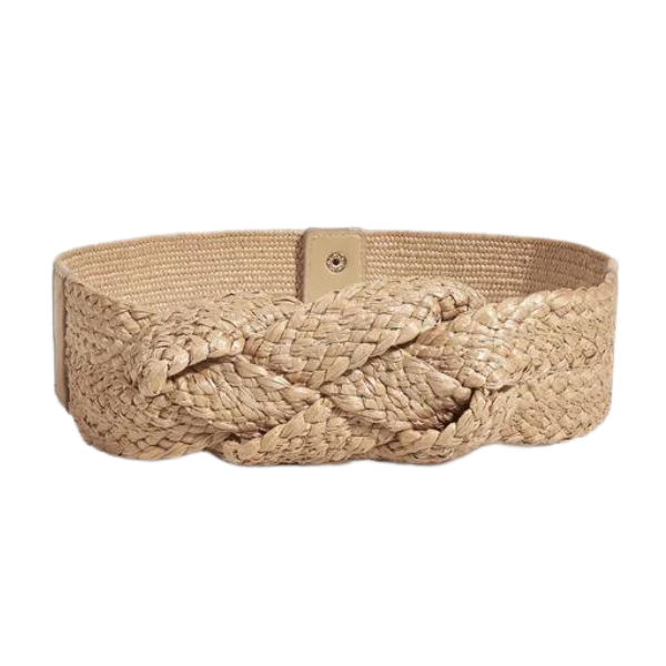 Ceinture tressée elastique femme