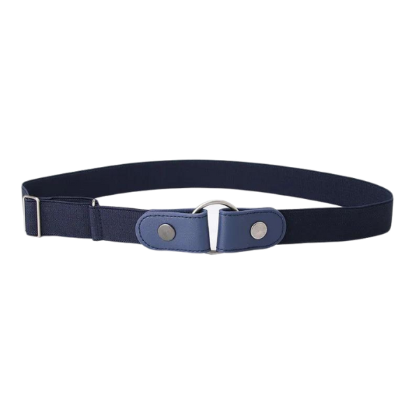 Ceinture elastique bleu marine femme