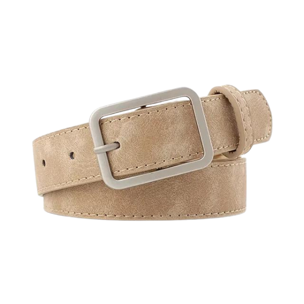 Ceinture beige femme