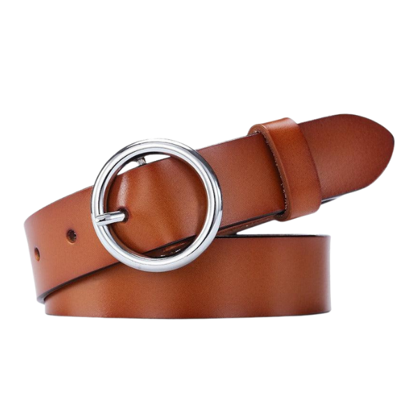 Ceinture camel femme