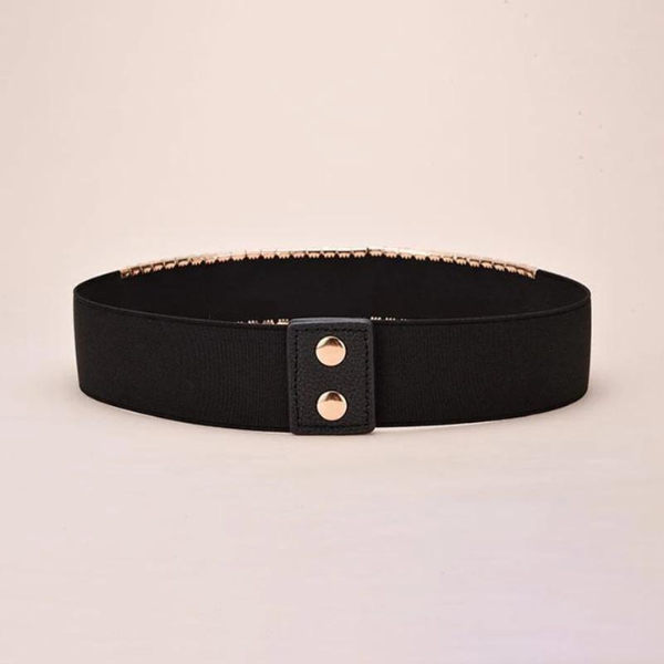 Ceinture large dorée femme 49