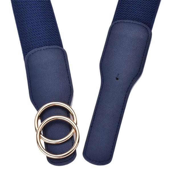 Ceinture bleu marine femme 116