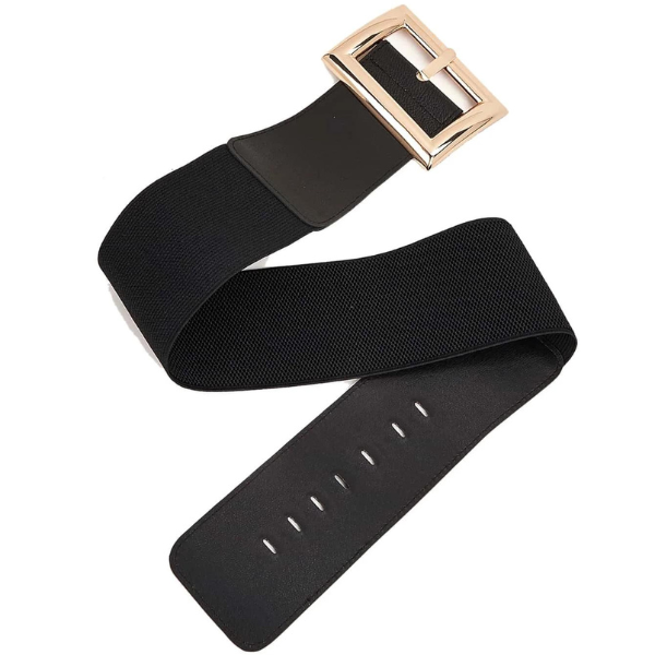 Large ceinture noire femme 48