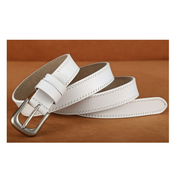 Ceinture femme cuir blanc 146